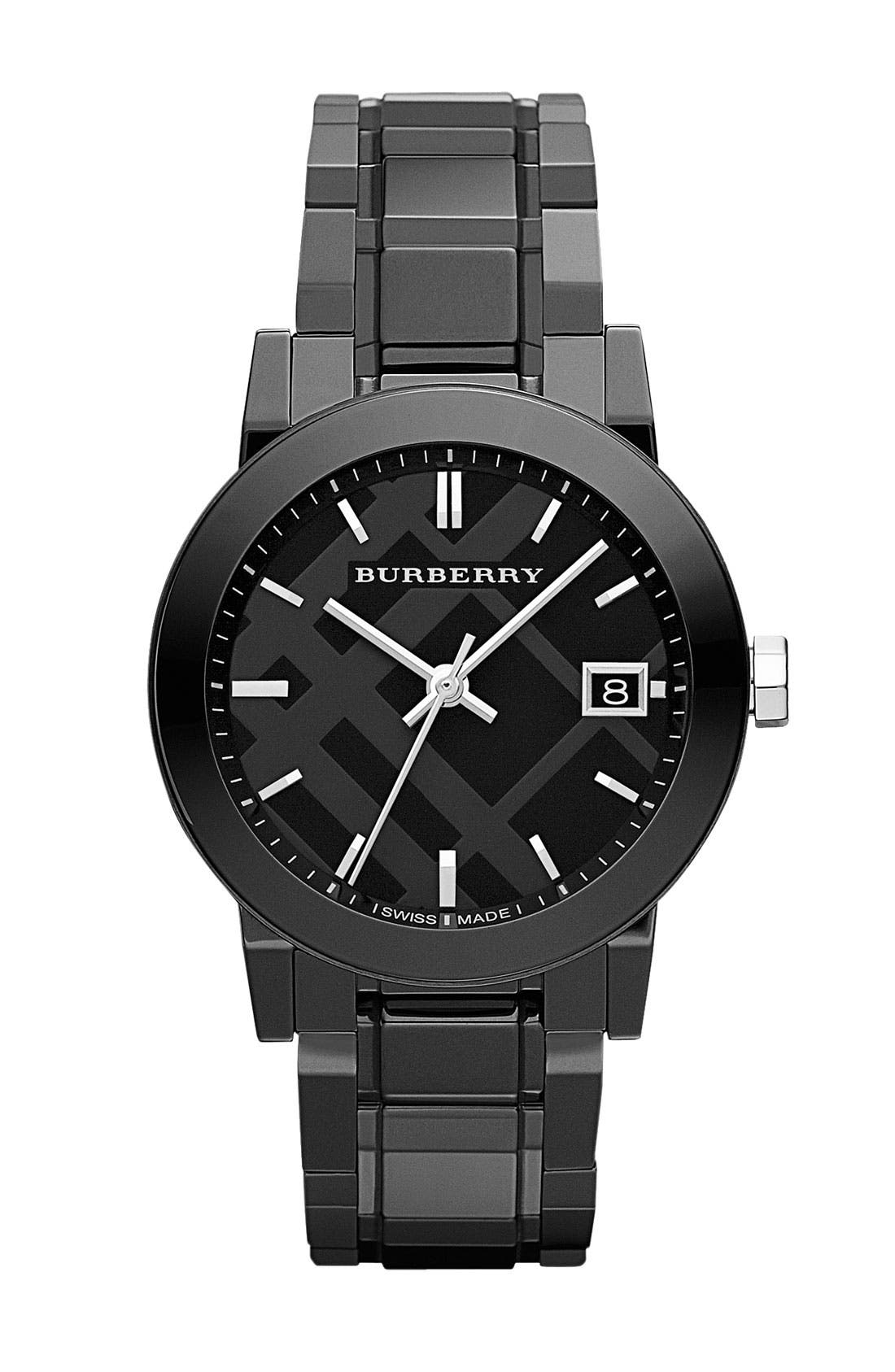 Burberry Medium Ceramic Bracelet Watch, 34mm Nordstrom