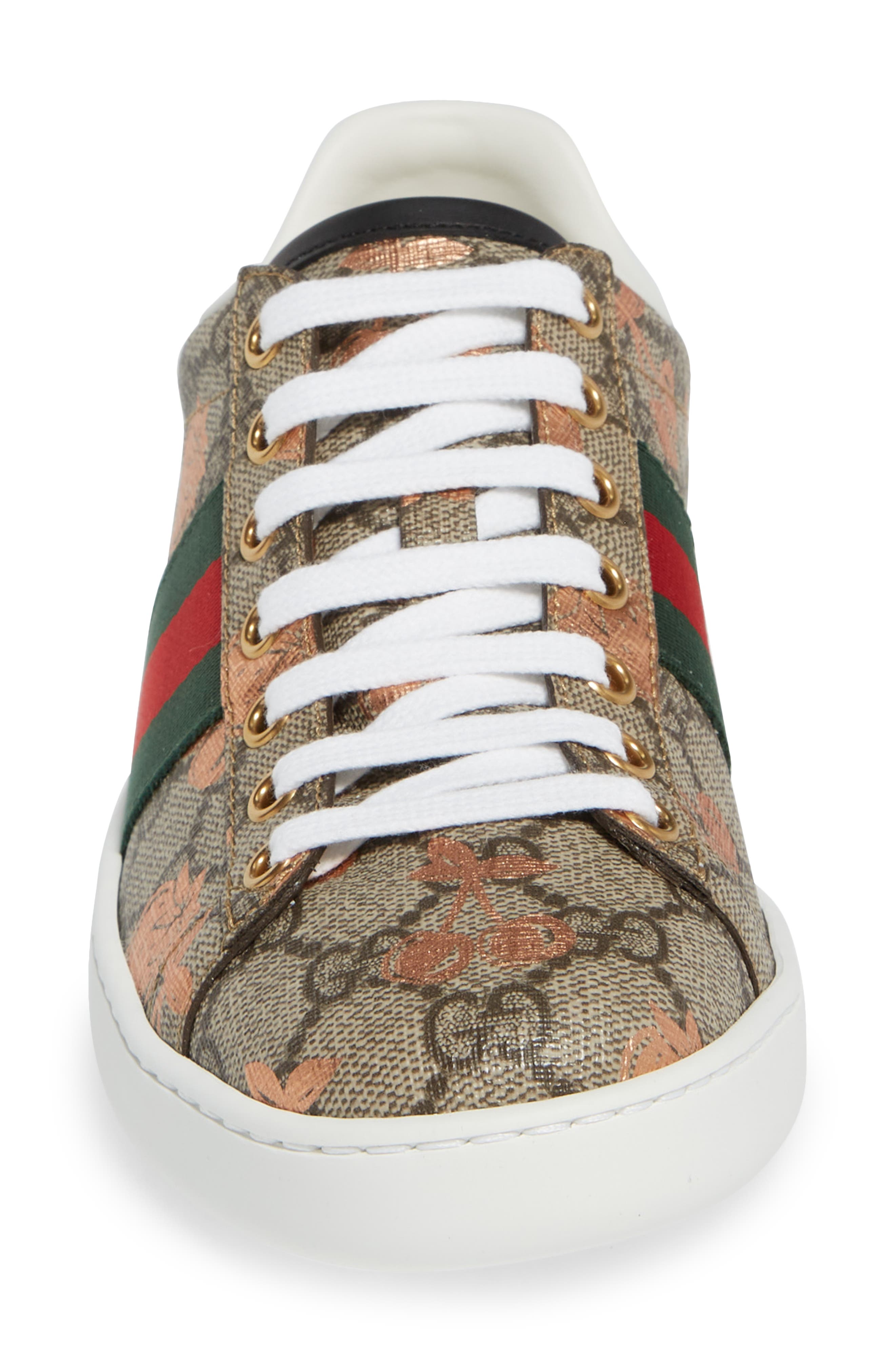 metallic gucci shoes