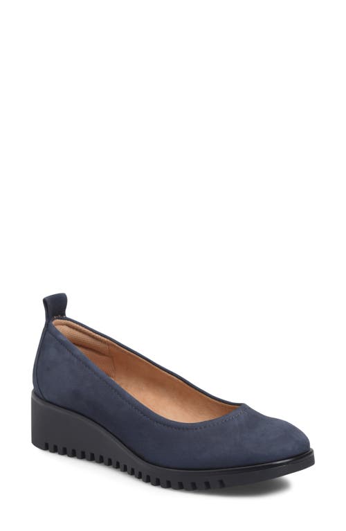 Shop Comfortiva Dillon Wedge Pump In Storm Blue