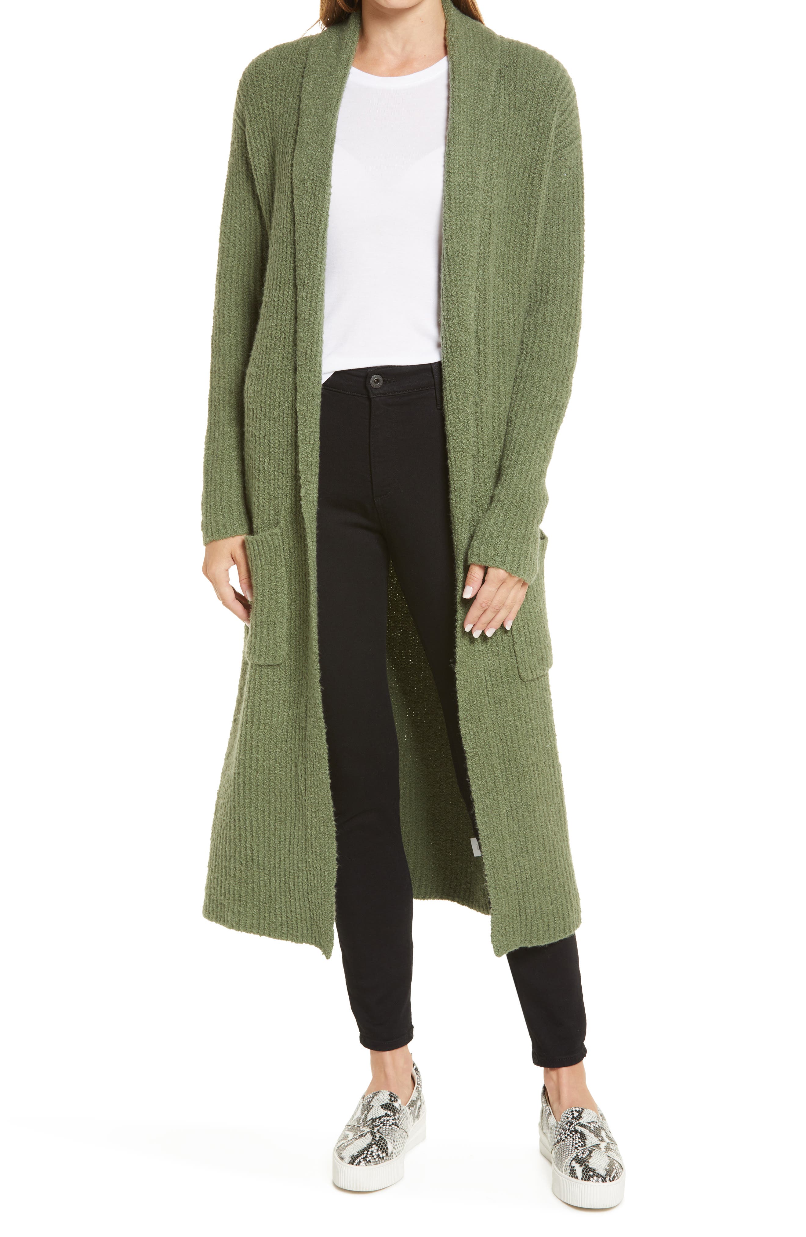 black long cardigan ladies