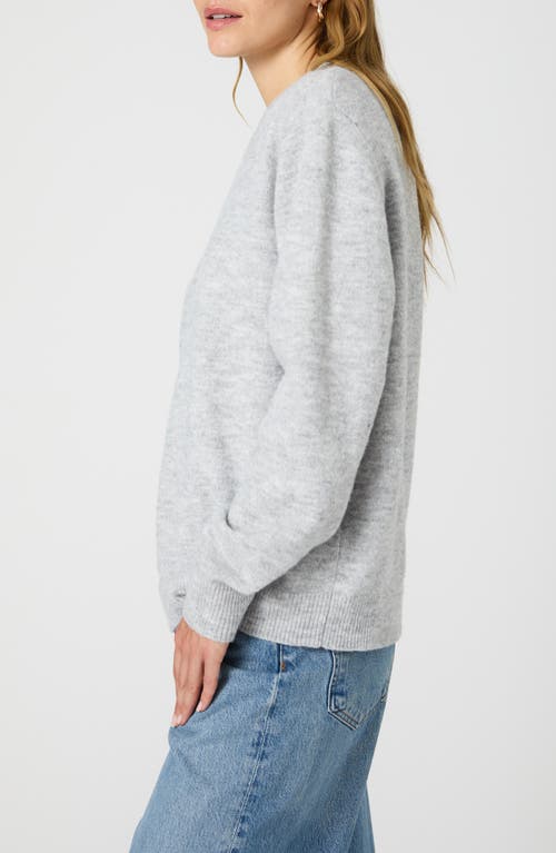 Shop French Connection Kesia Crewneck Sweater In Light Grey