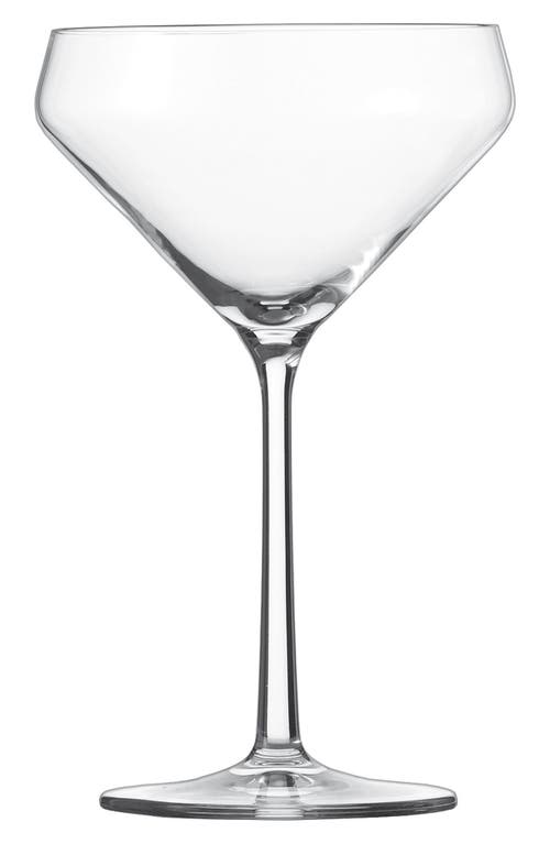 Zwiesel Glass Schott Zwiesel Pure Set of 6 Martini Glasses in Clear at Nordstrom