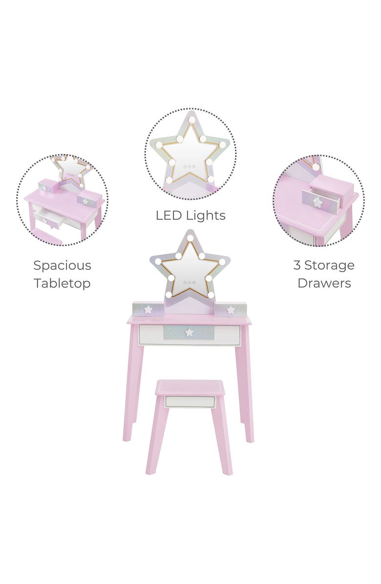 Teamson Kids Fantasy Fields Little Princess Star Vanity Playset with
