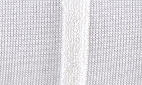 Brooks Brothers Contrast Boarder 3-piece Towel Set In Silver