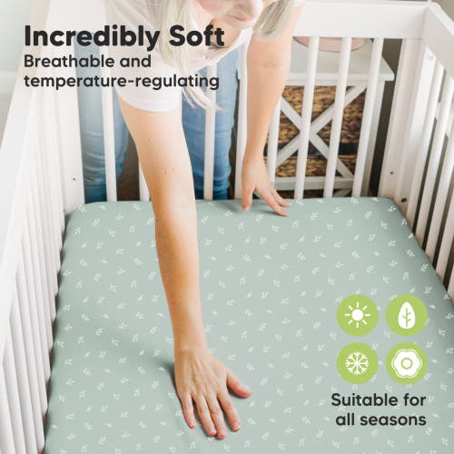 Shop Keababies Isla Fitted Mini Crib Sheets In Prairie