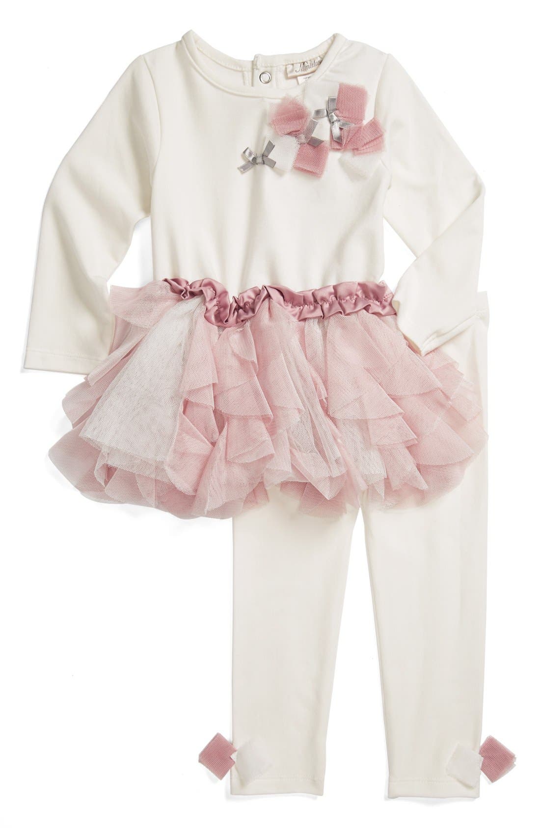 Miniclasix Tutu Top & Leggings (Baby Girls) Nordstrom