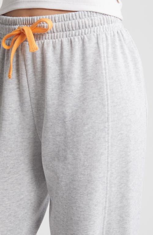 Rip Curl High Tide Cotton Blend Fleece Sweatpants In Light Grey Marle