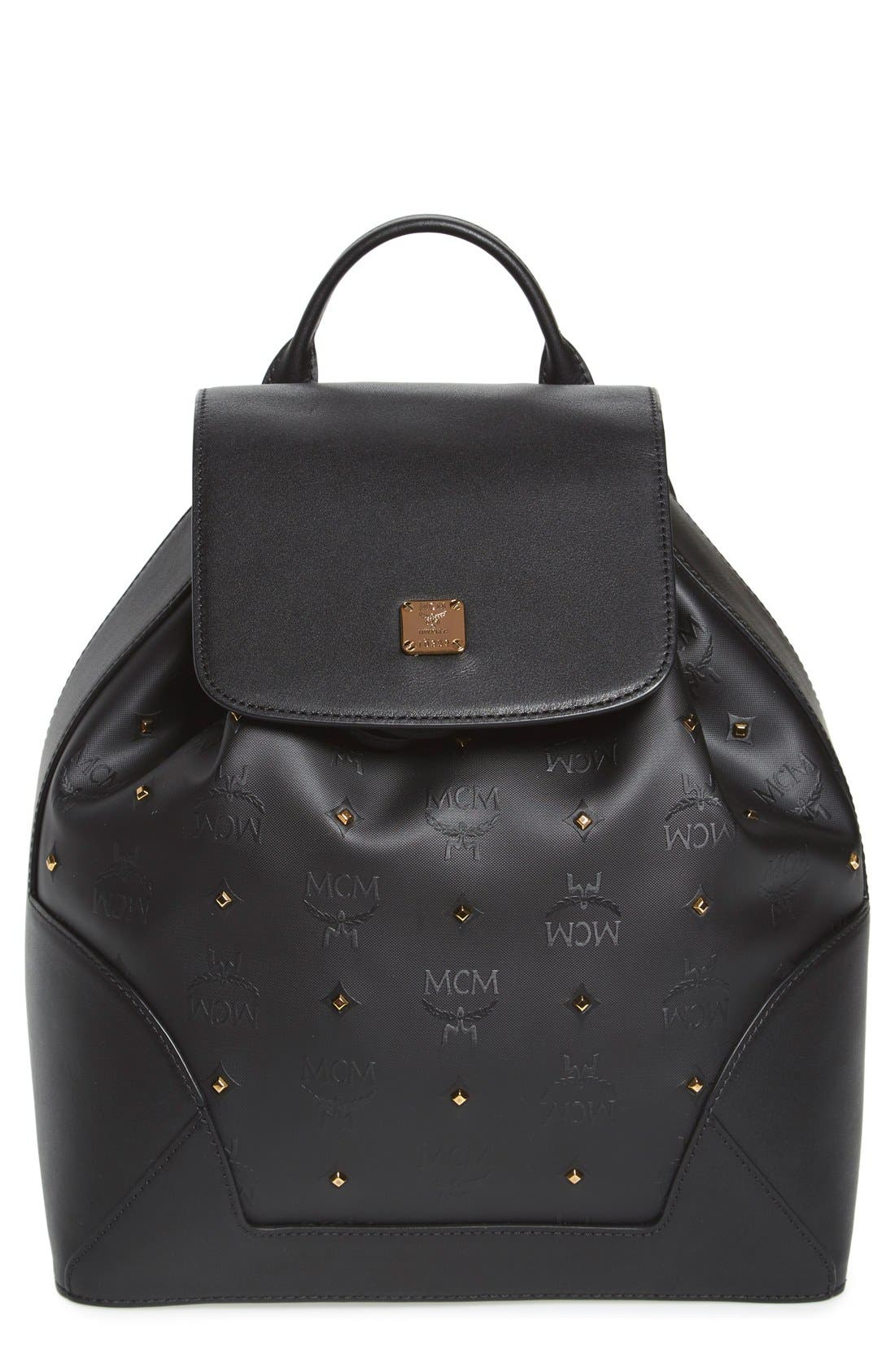 MCM 'Small Claudia' Studded Backpack Nordstrom