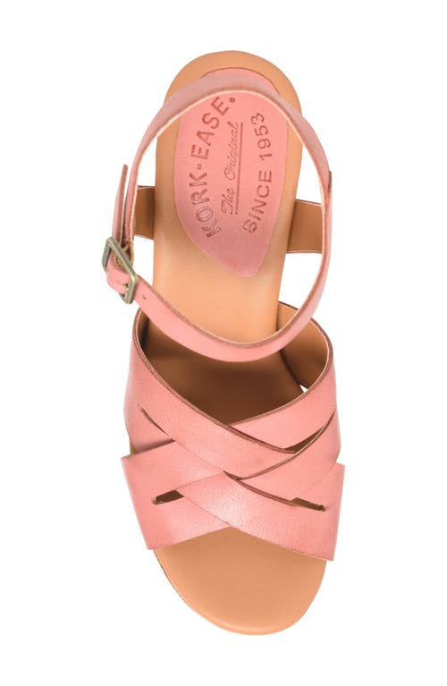 Shop Kork-ease ® Hutton Ankle Strap Platform Sandal In Orange F/g