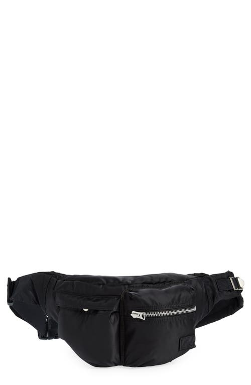 Porter Nylon Belt Bag in Black