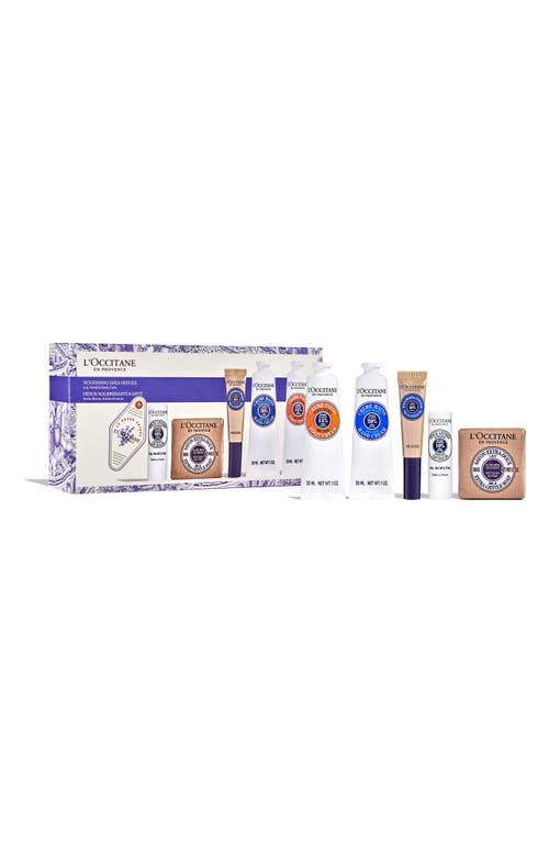 L'occitane Nourishing Shea Heroes Lip, Hand & Body Care Set (limited Edition) $63 Value In No Color