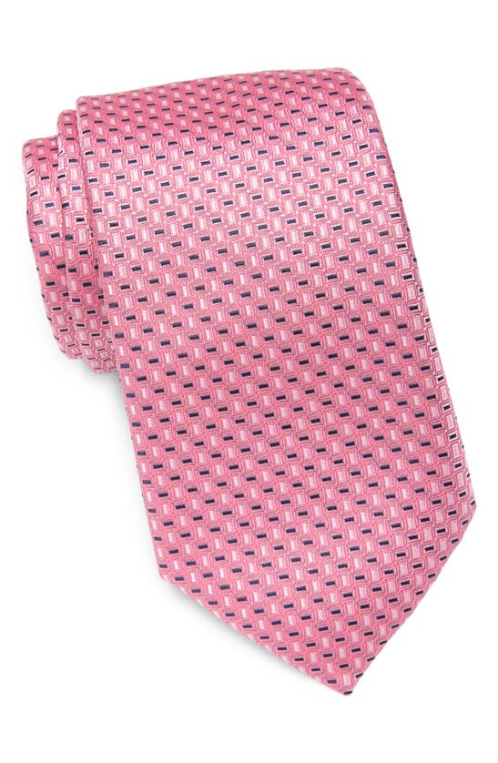 Tommy Hilfiger Micro Geometric Tie In Pink