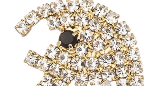 Eye Candy Los Angeles Scarlett Parakeet Drop Earrings In Gold