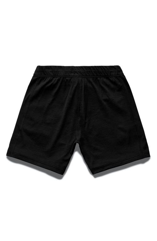 Shop Reigning Champ 7-inch Solotex® Mesh Tiebreak Performance Shorts In Black