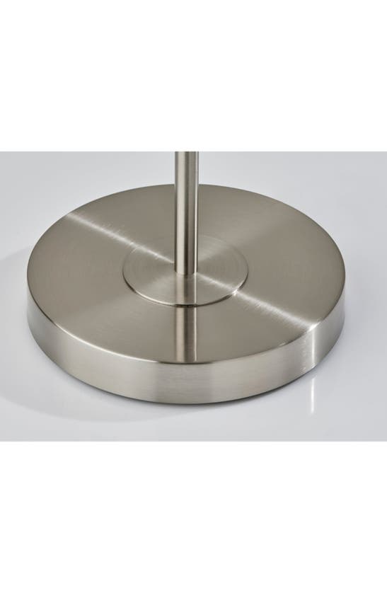 Adesso Lighting Vega Led Torchiere Floor Lamp In Brushed Steel