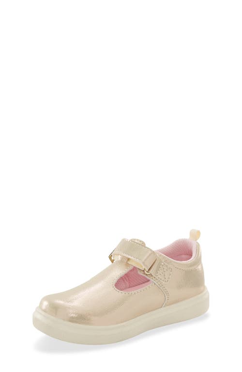 Stride Rite Kids' Rena Mary Jane Flat In Champagne