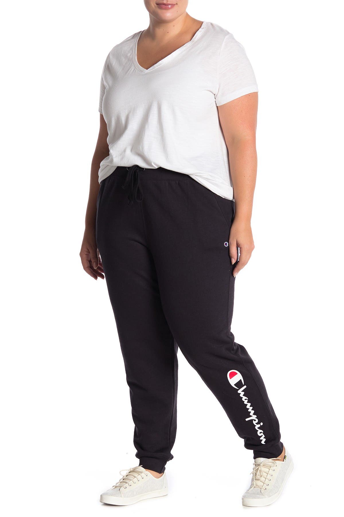 champion plus size joggers