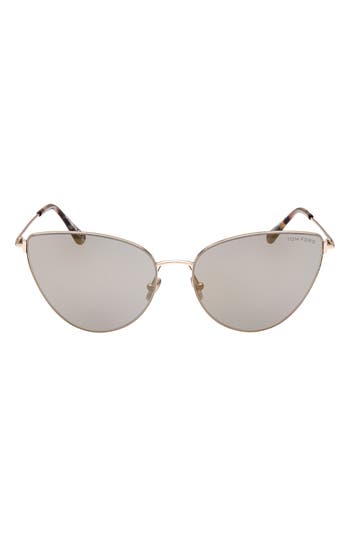 Tom Ford Anais 62mm Cat Eye Sunglasses In Gold