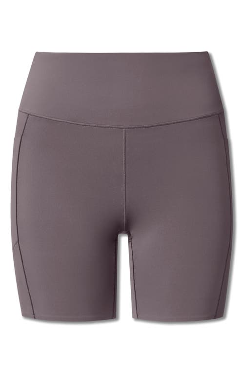 Revive Pocket Bike Shorts in Grey Lilac