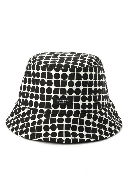 Shop Kate Spade New York Noel Reversible Bucket Hat In Cream/black