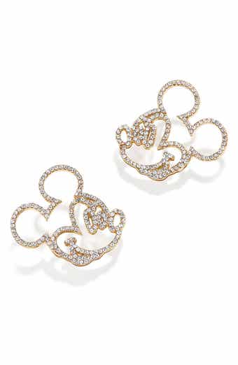 Baublebar BaublelBar Mickey Mouse Threader Earrings in Gold