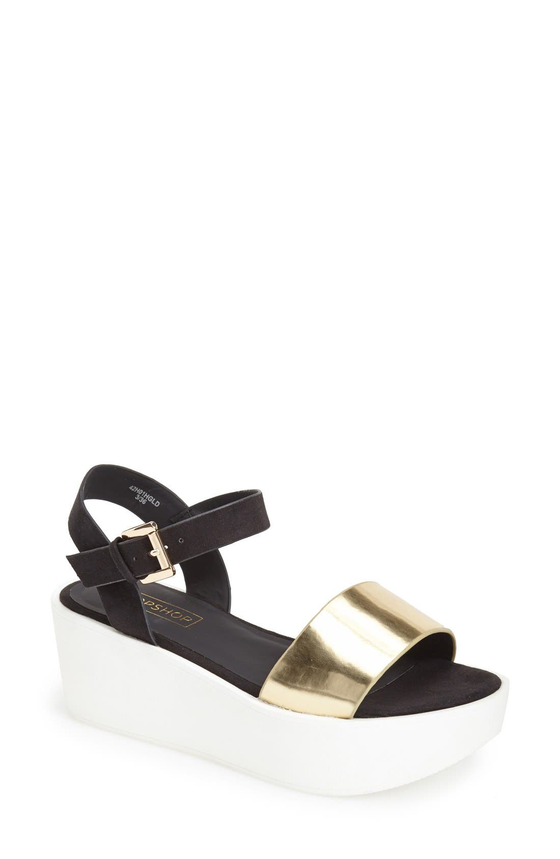 'Honey' Ankle Strap Wedge Platform Sandal (Women) Nordstrom