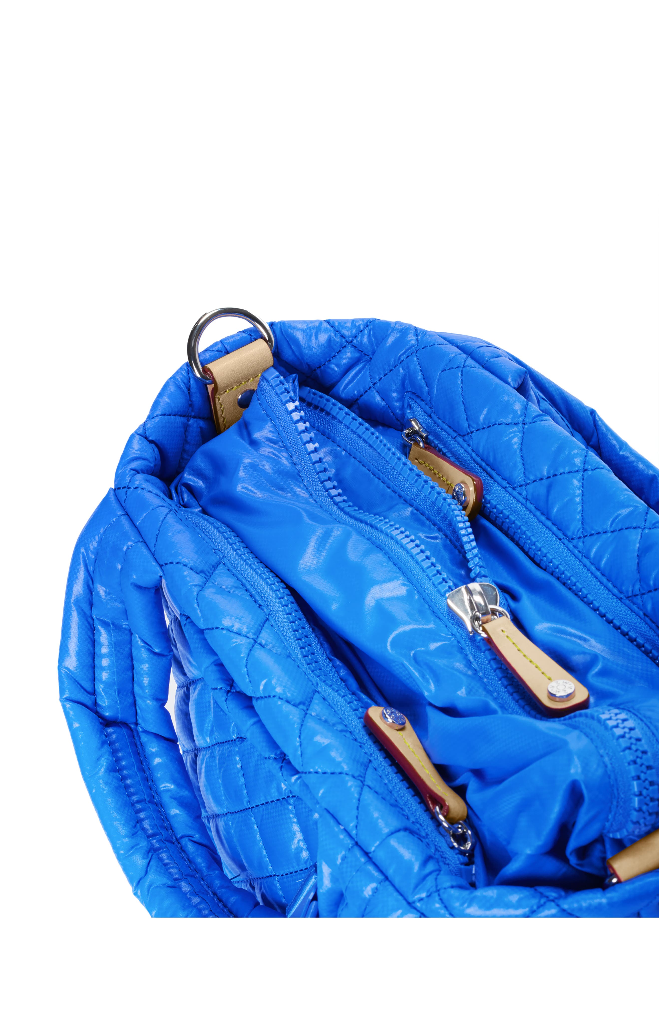 MZ Wallace Mini Metro Quilted Nylon Tote, Zip Pouch & Cuff Bundle, Alternate, color, 