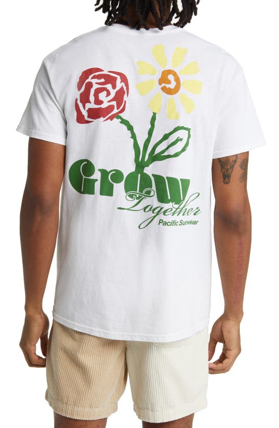 Pacsun Grow Together Graphic T-shirt In White | ModeSens