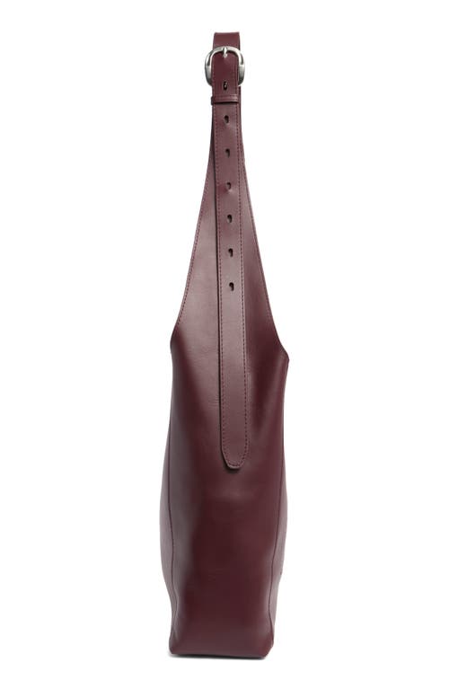 Shop Rag & Bone Belize Leather Shopper Bag In Wine