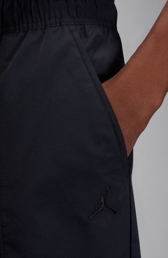 Shop Jordan Woven Drawstring Shorts In Black