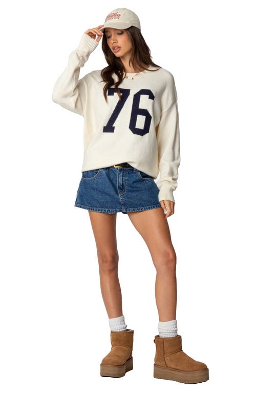 Edikted 76 Sweater In Cream