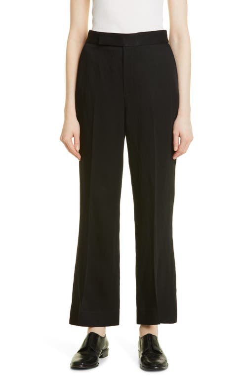 PARTOW Neva Straight Cut Ankle Pants in Black