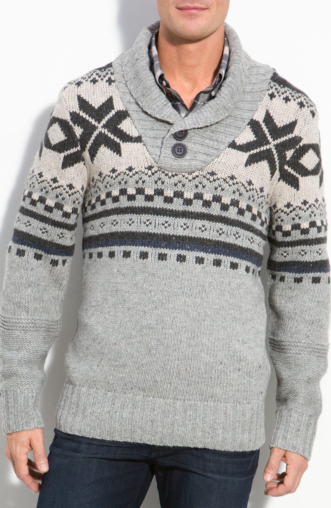 Projek Raw Trim Fit Shawl Collar Sweater Nordstrom