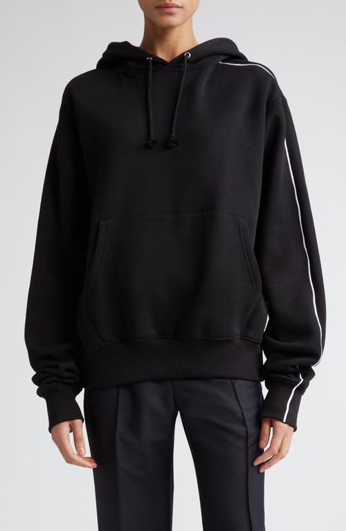 Peter Do Tattoo Cotton Hoodie Black at Nordstrom,