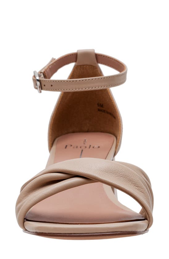 Shop Linea Paolo Evelina Sandal In Taupe