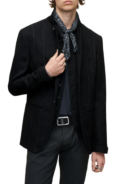 John Varvatos Blair Virgin Wool Jacket in Black