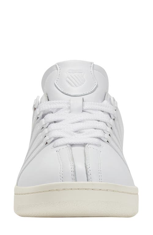 Shop K-swiss Classic Gt Sneaker In White/white/snow White