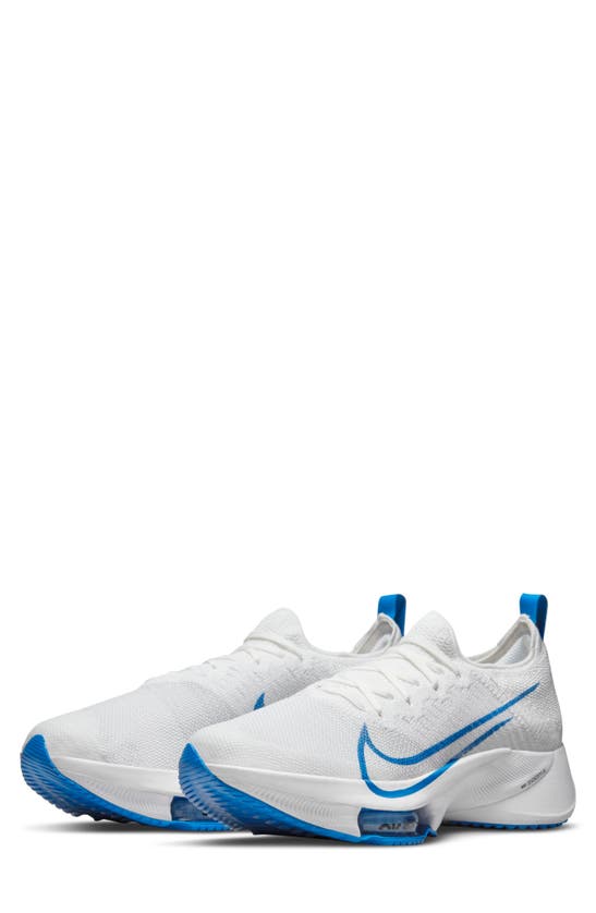Nike Men's Air Zoom Tempo Next% Road Running Shoes In White/photo Blue ...