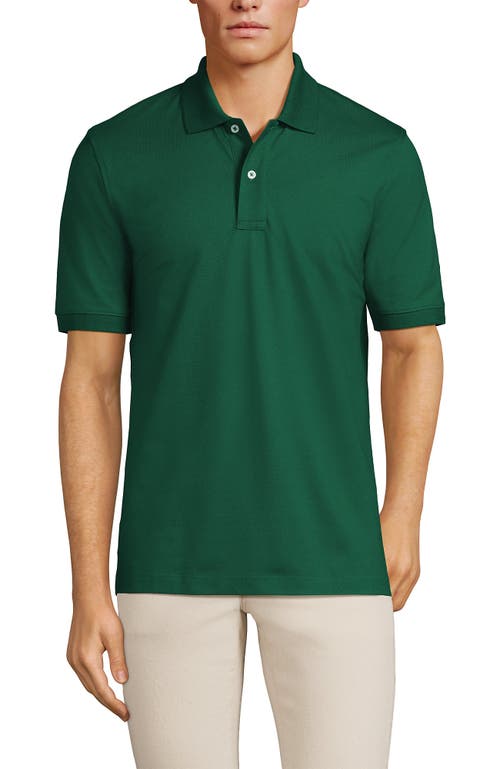 Shop Lands' End Short Sleeve Comfort-first Mesh Polo Shirt In Bright Spruce