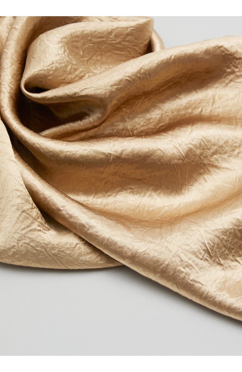 & Other Stories One-Shoulder Satin Slipdress, Alternate, color, Beige