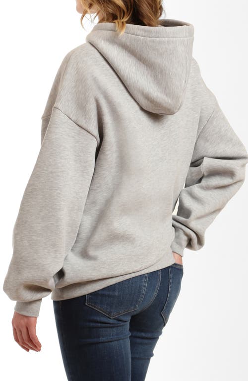 Shop Brooklyn Industries Water Tower Hoodie In Grey Melange