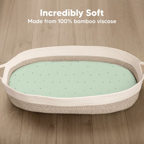 Keababies 2-pack Isla Fitted Bassinet Sheets In Bunnies
