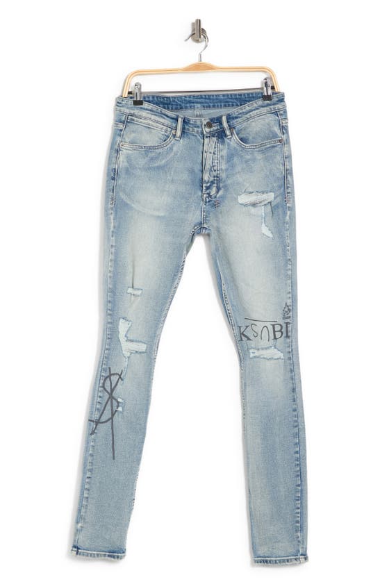 KSUBI VAN WINKLE PUNK BLUE KSUBI SKINNY JEANS
