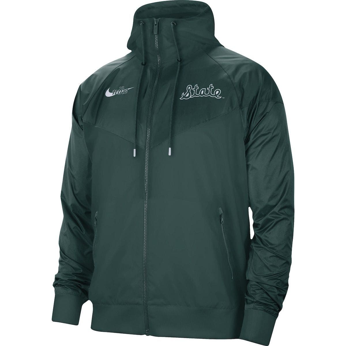 michigan state nike windbreaker