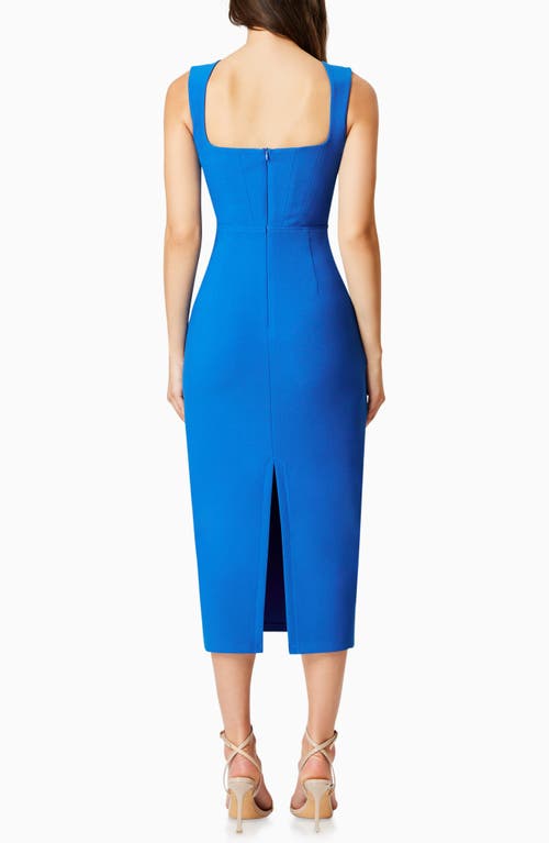 Shop Elliatt Birch Corset Cocktail Dress In Cobalt