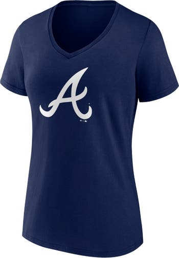 Atlanta Braves Shirt Mens Large Blue Short Sleeve God Family