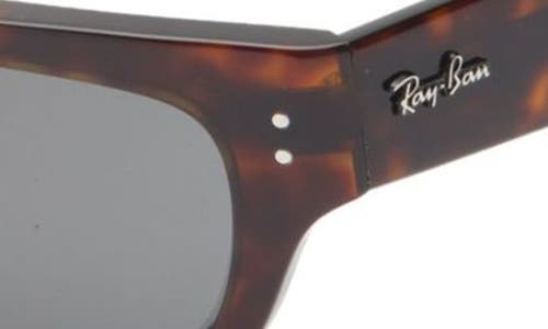 Ray Ban Ray-ban 63mm Polarized Pillow Sunglasses In Havana