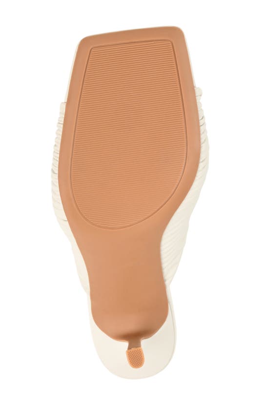 Journee Collection Greer Tru Comfort Foam Twist Sandal In Off White