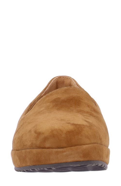 L'amour Des Pieds Carlow Platform Wedge Loafer In Coffee