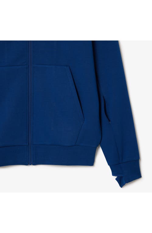 Lacoste Zip-up Jacket In Globe